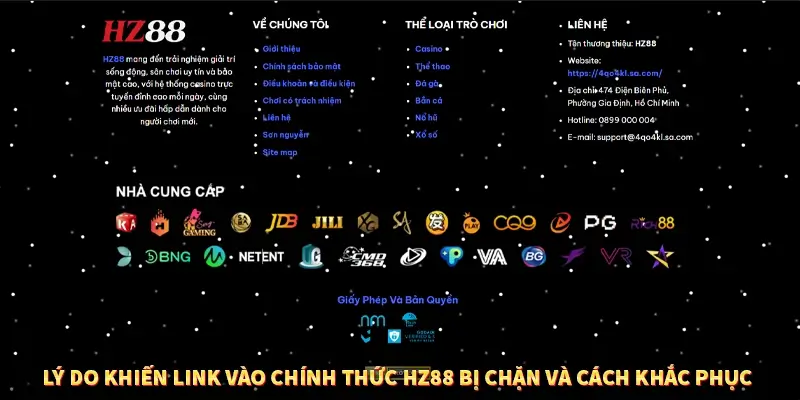 Lý do khiến link vào chính thức Hz88 bị chặn và cách khắc phục