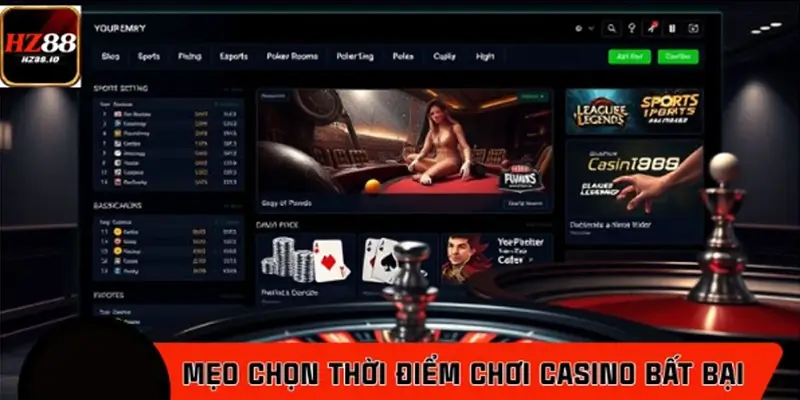 Top 4 mẹo chọn thời điểm chơi casino “bất bại”
